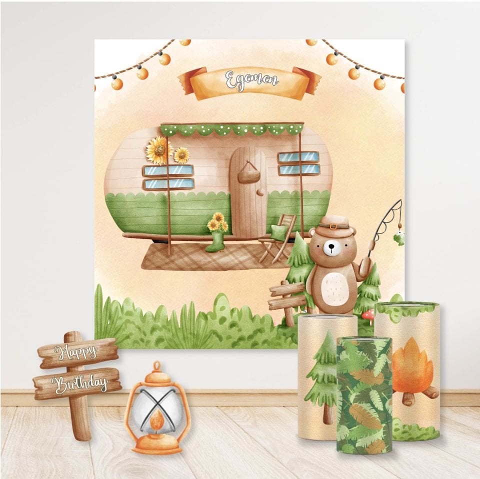 Ayıcık Kampta Konseptli Efsane 2 Paket