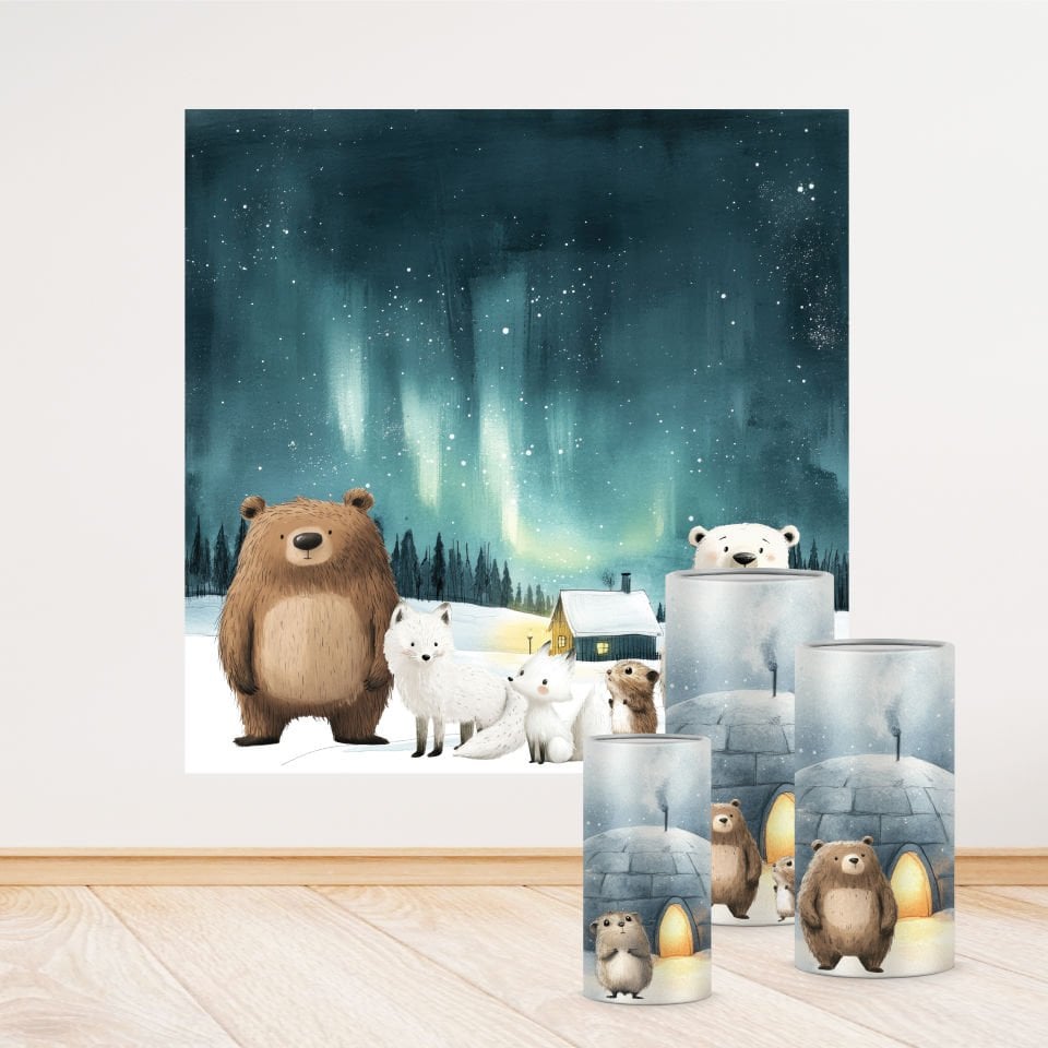 Kutup Ayısı Konseptli Efsane 4 Paket