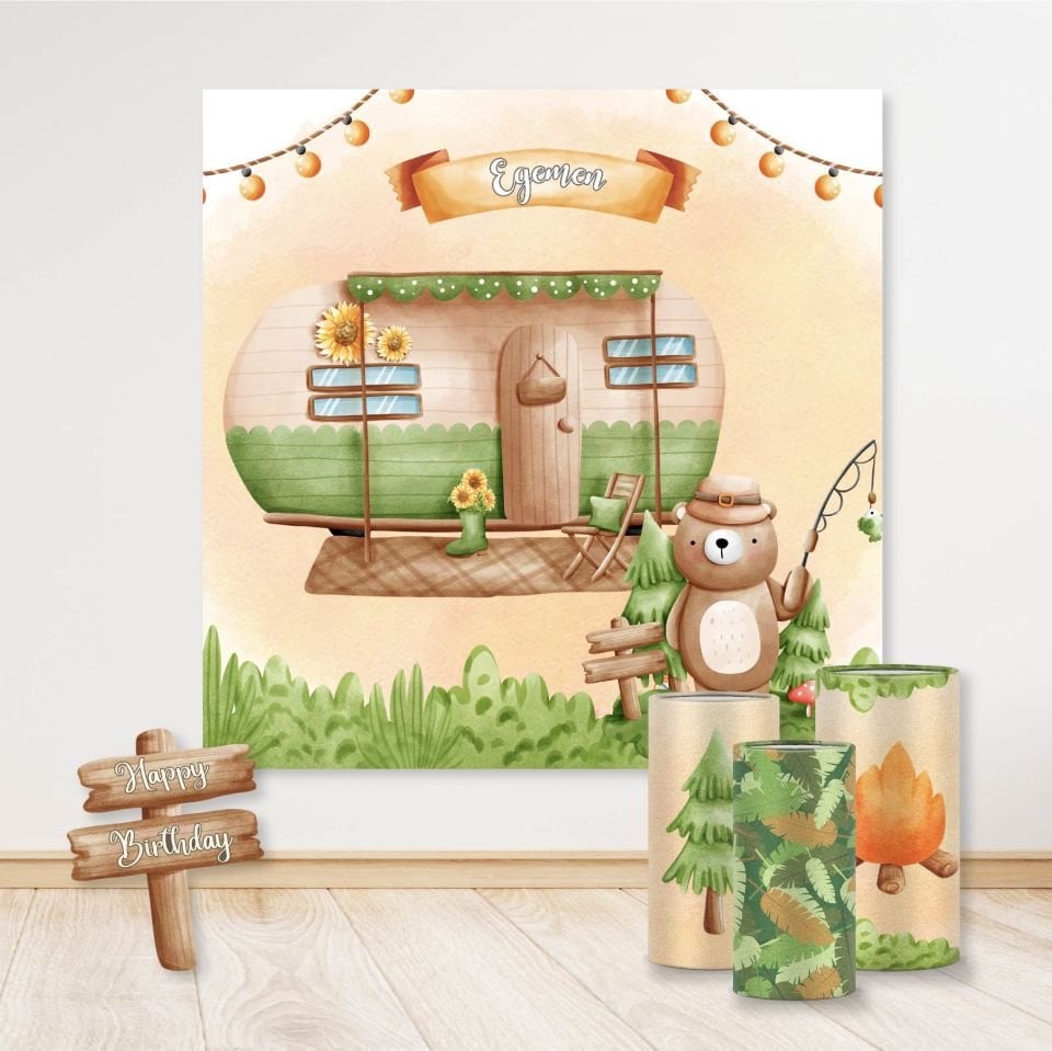 Ayıcık Kampta Konseptli Efsane 3 Paket