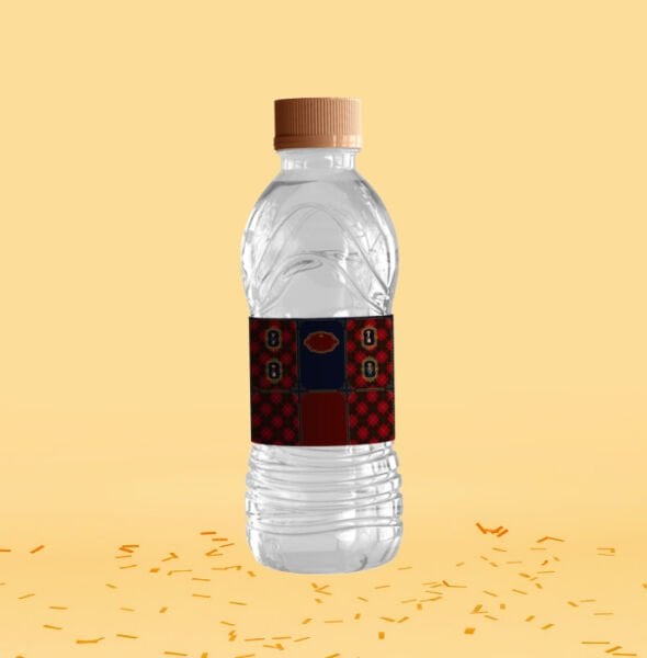 Polo Bear Temalı Su Şişesi Etiketi