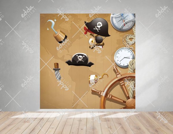 Korsan Temalı Parti Afişi