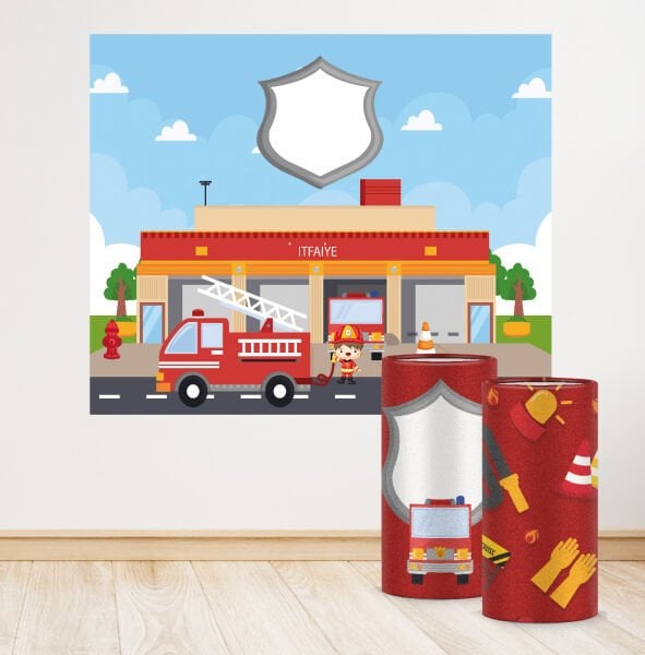 İtfaiye Konseptli Mini 4 Paket