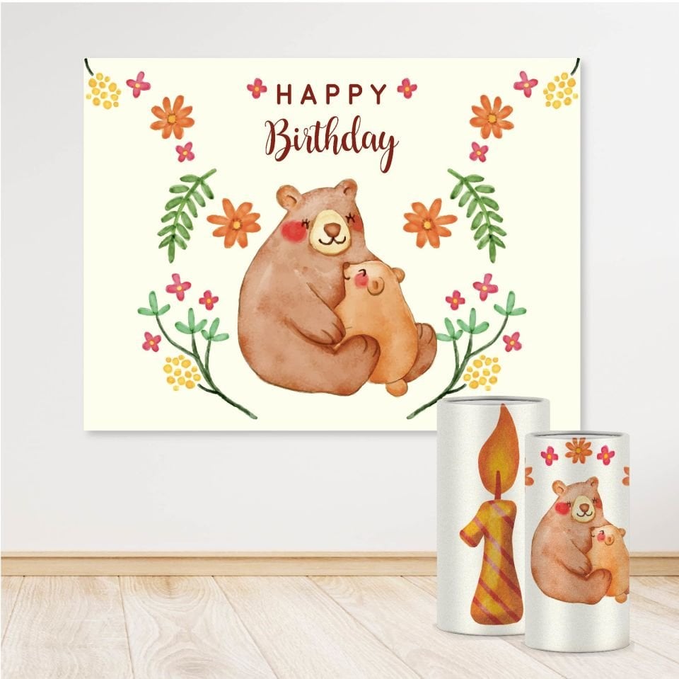 Ayıcık Konseptli Mini 4 Paket