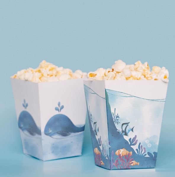 Denizaltı Temalı Pop Corn Kutusu