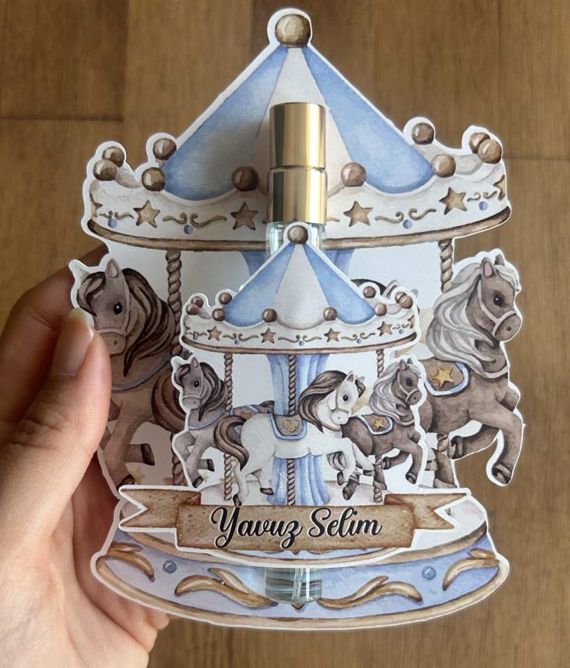 Hediyelik Kolonya ve kartı 15 ADET