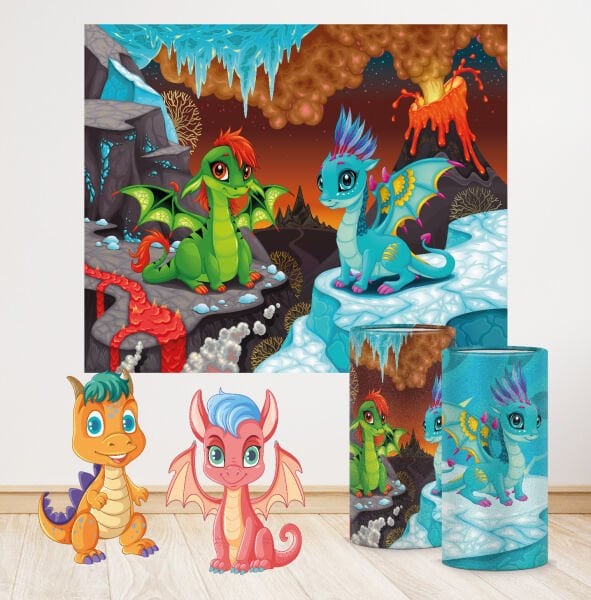 Dinozor Konseptli Mini 2 Paket