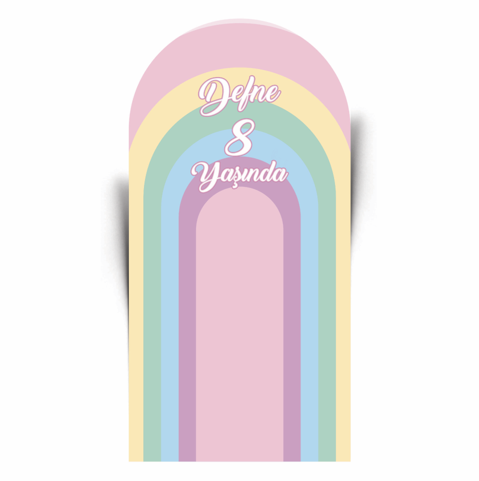 Edda Jumbo Tekli Pano - Gökkuşağı