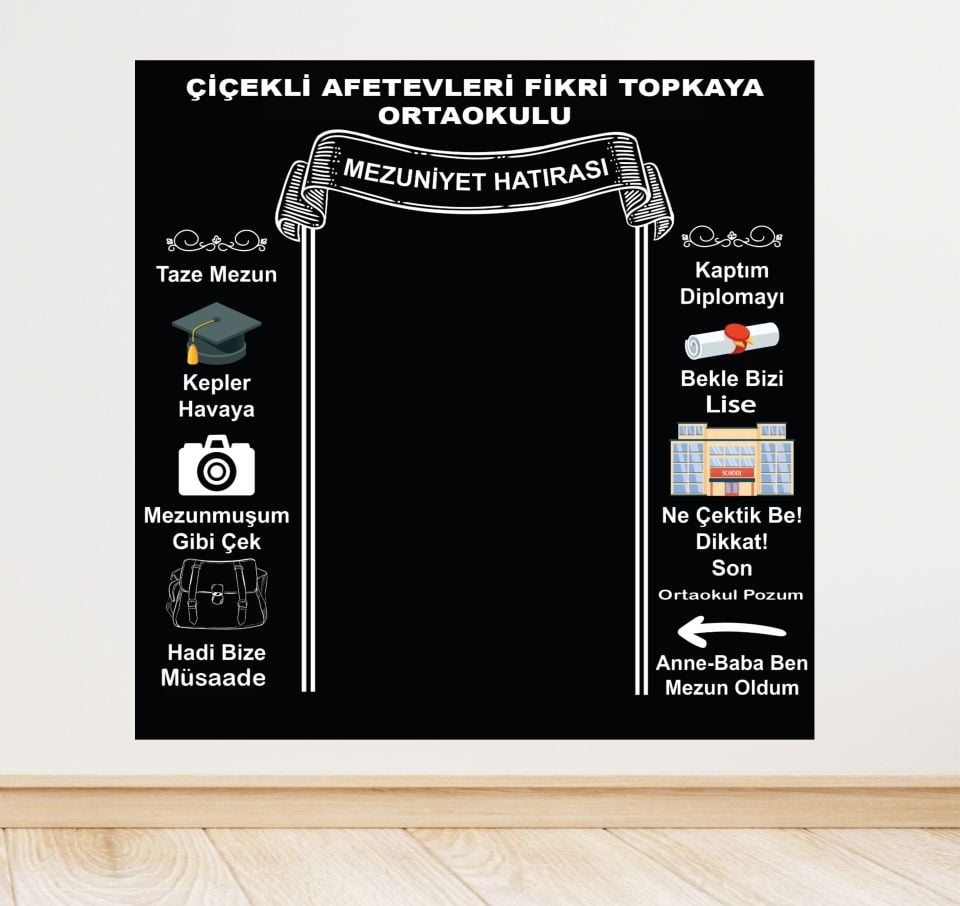 Mezuniyet Hatırası Temalı Afiş