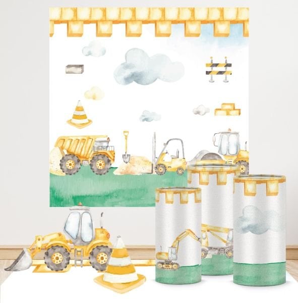 İnşaat Konseptli Mega 3 Paket