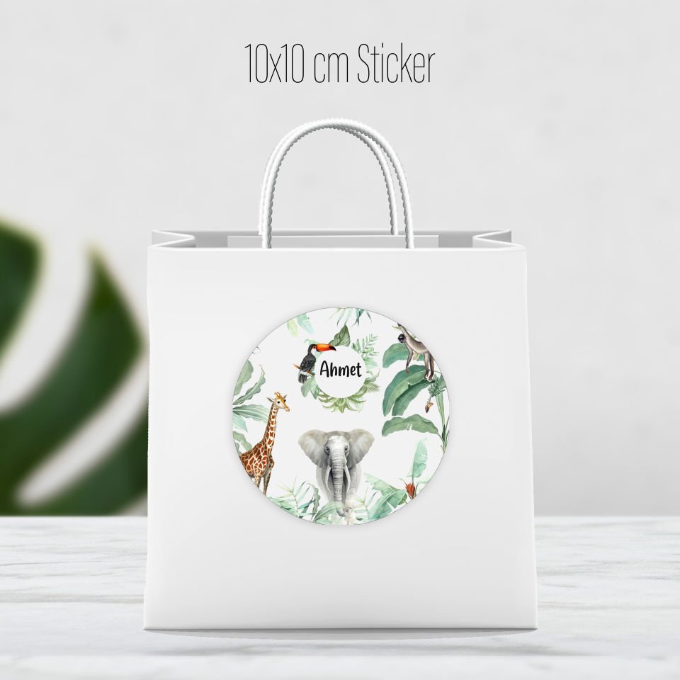Yapışkanlı Çanta Etiketi