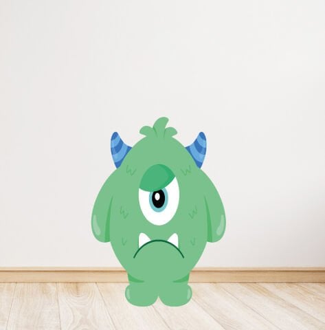 Monster Temalı Ayaklı Pano