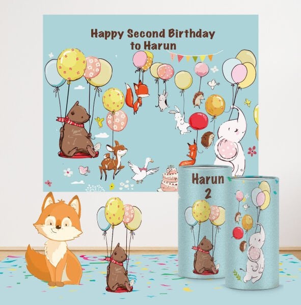 Balon Hayvanlar Konseptli Mini 1 Paket