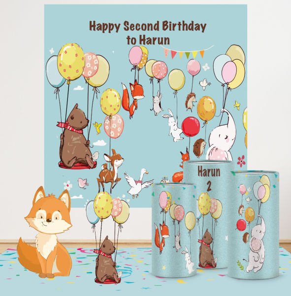 Balon Hayvanlar Konseptli Efsane 1 Paket