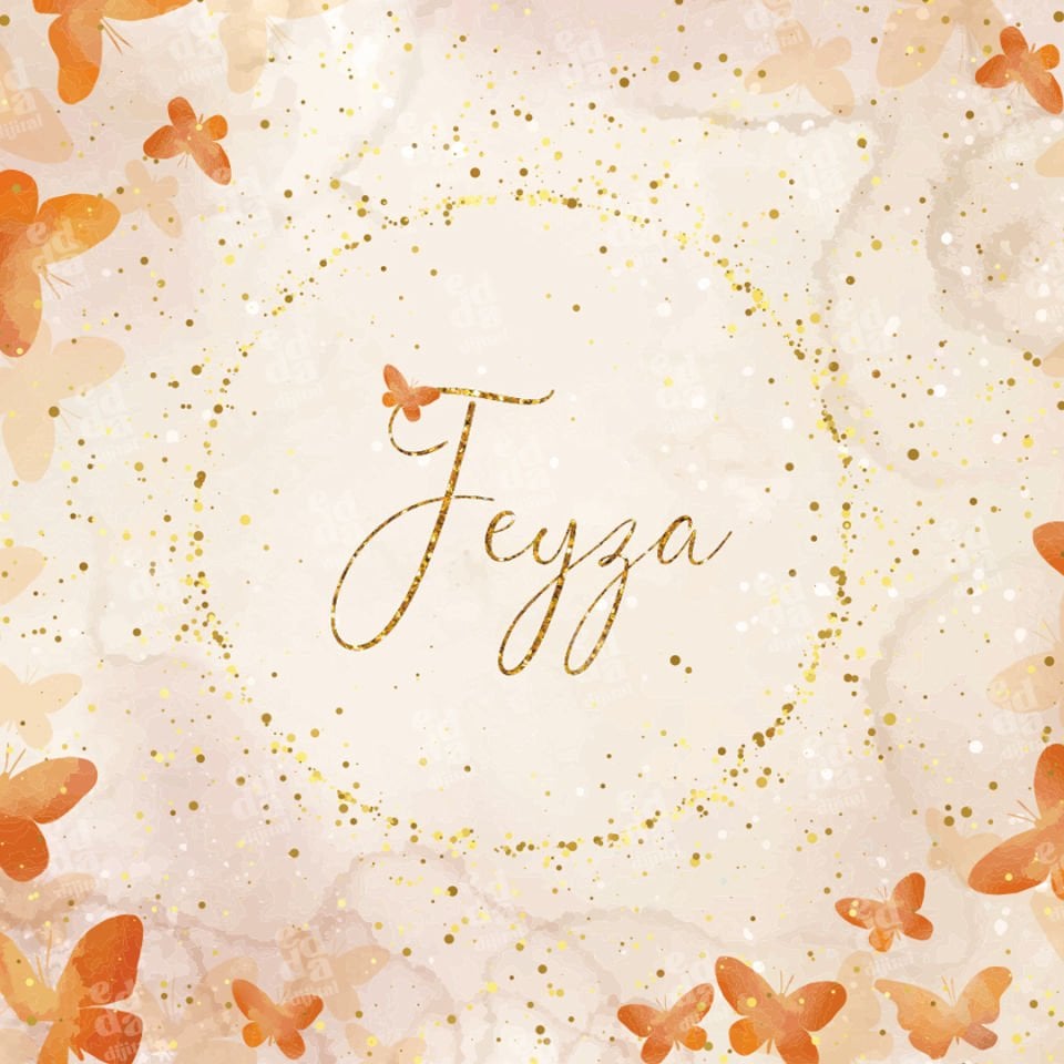 Kelebek Temalı Doğum Günü Afişi