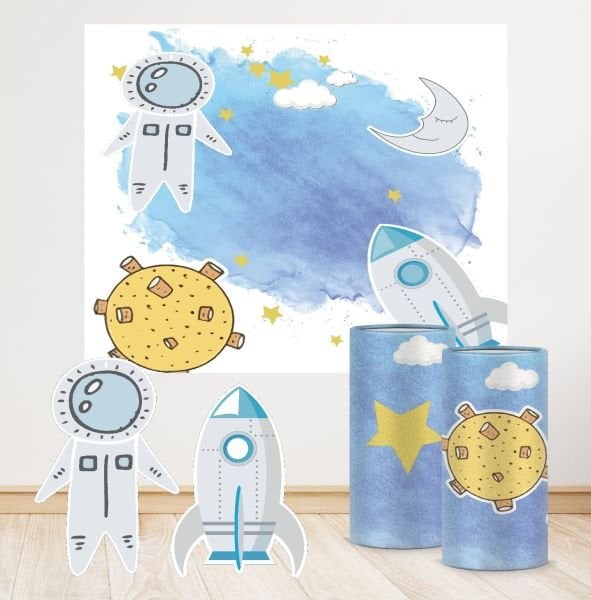 Astronot Konseptli Mini 2 Paket