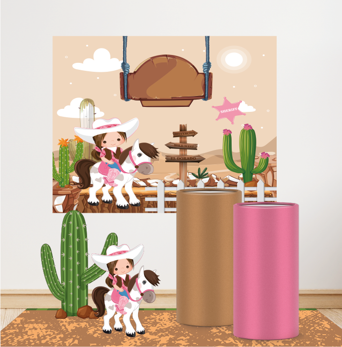 Kovboy Konseptli Mini 1 Paket