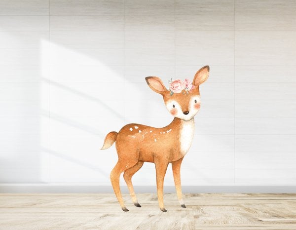 Woodland Geyik Temalı  Ayaklı Pano