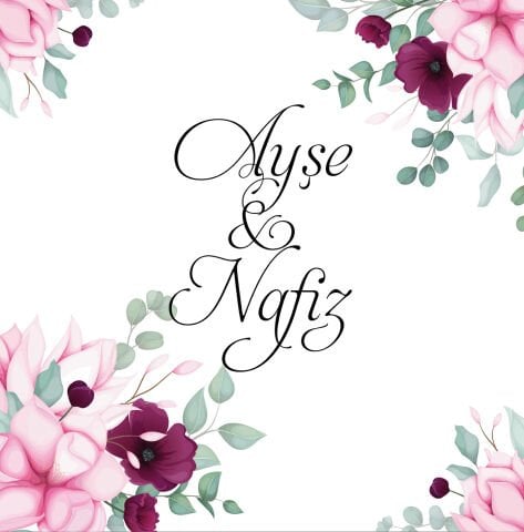 Pembe Çiçek Detaylı Dans Pisti Kaplaması