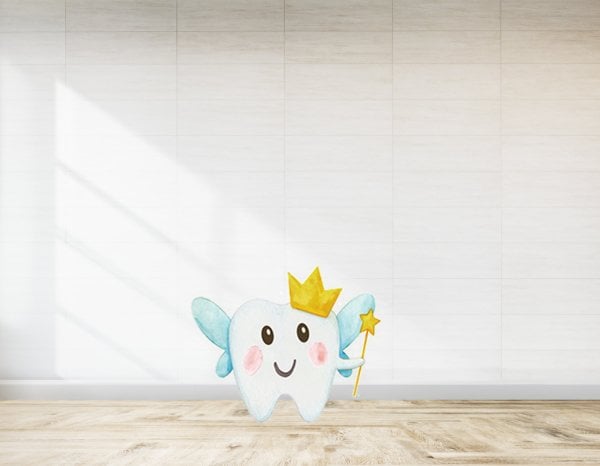 Diş Perisi  Diş Temalı Ayaklı Pano