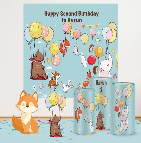 Balon Hayvanlar Teması Mega 3 Paket