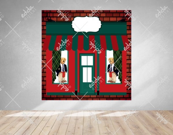 Polo Bear Temalı Doğum Günü Afişi