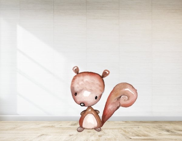 Woodland Tilki Temalı  Ayaklı Pano