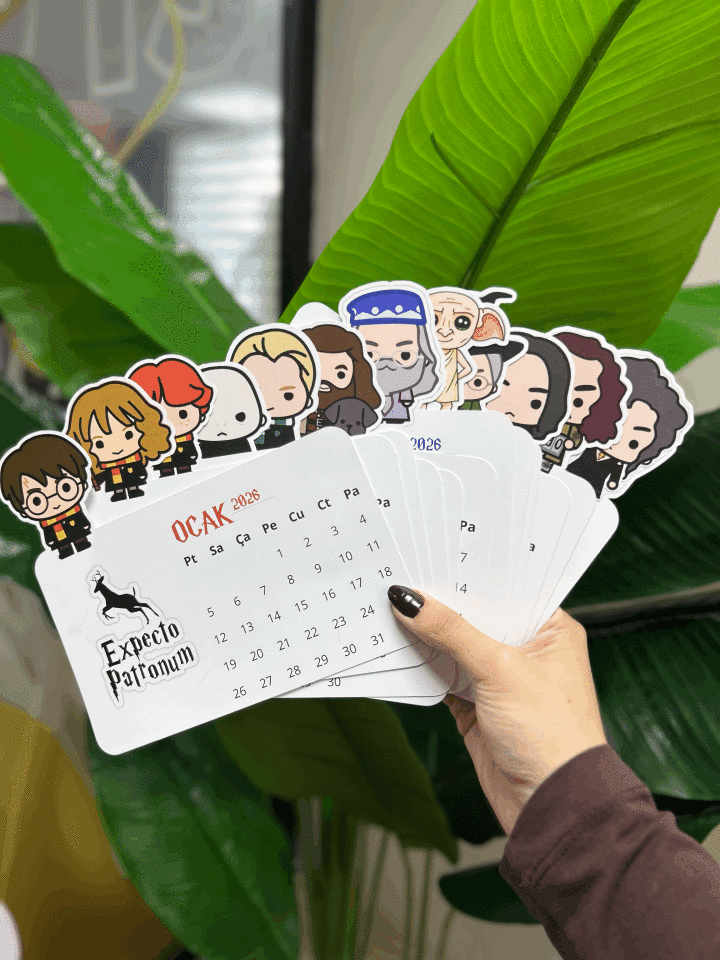 Ayaklı Özel Tasarım Takvim