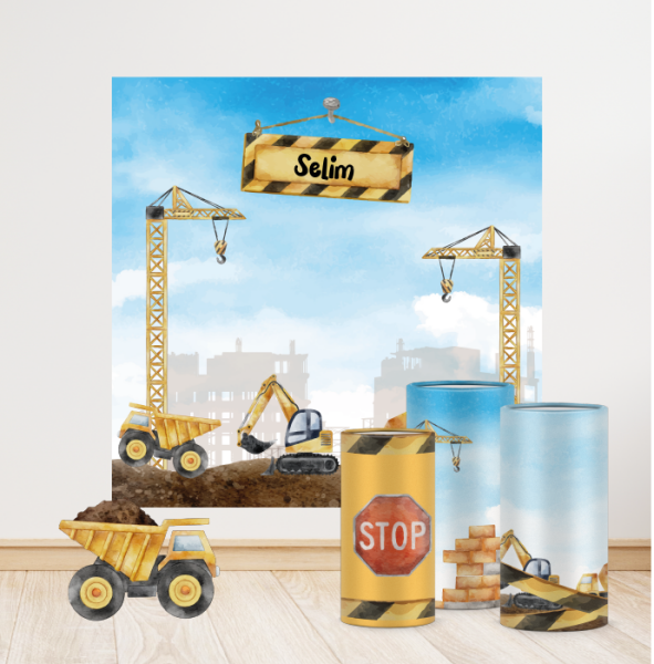 İnşaat Konseptli Efsane 3 Paket