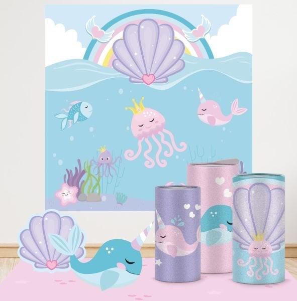 Pembe Denizaltı Konseptli Efsane 1 Paket