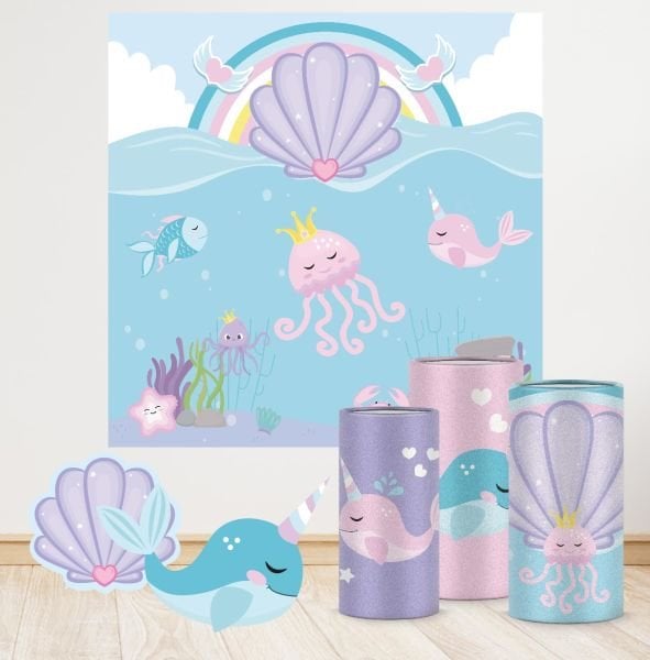 Pembe Denizaltı Konseptli Efsane 2 Paket