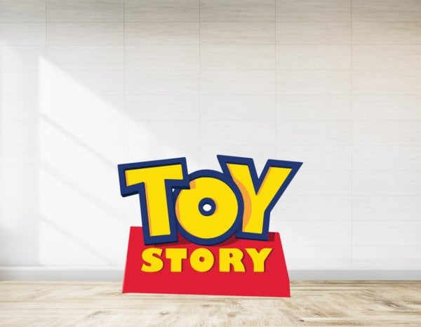 Toy Story Yazılı  Ayaklı Pano