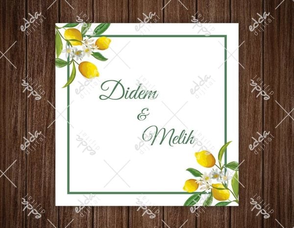 Limon Desenli Dans Pisti Kaplaması