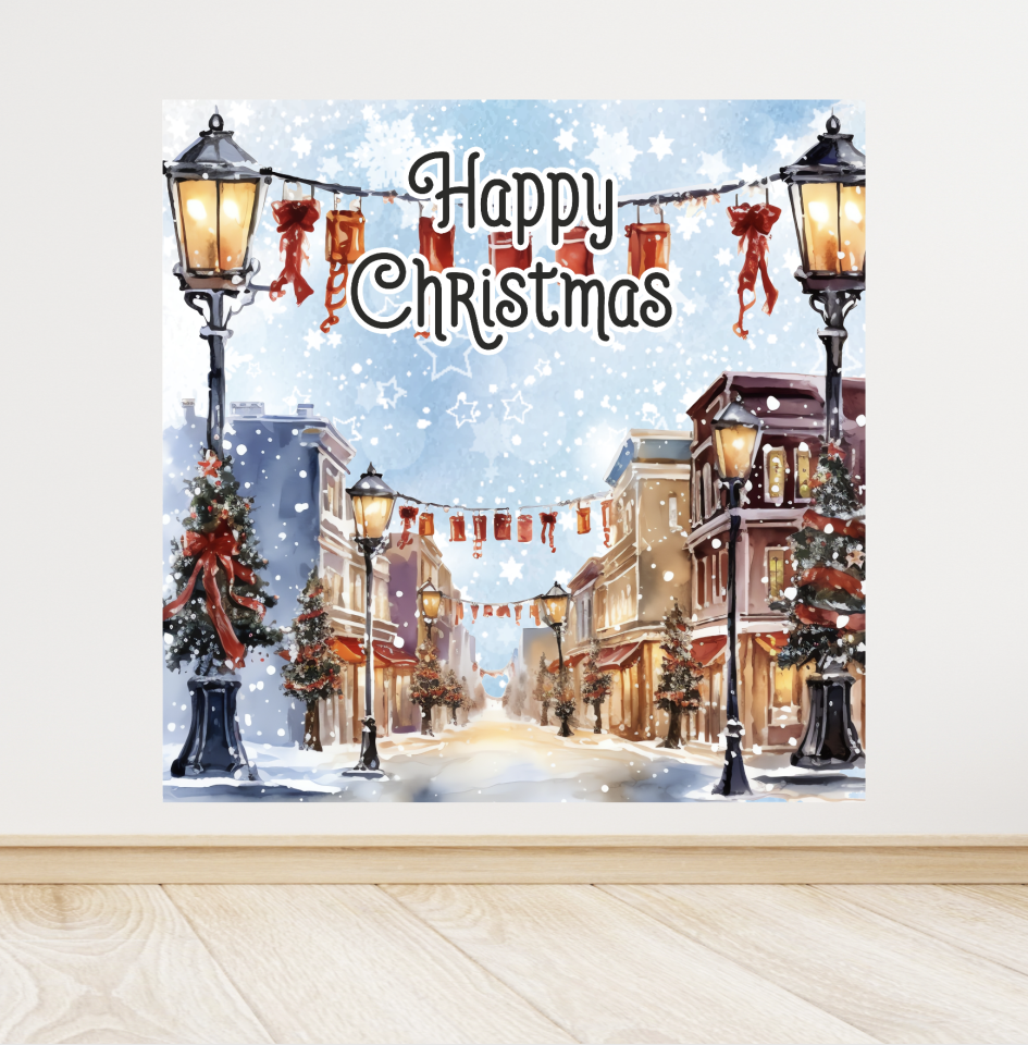 Yılbaşı Temalı Doğum Günü Afişi