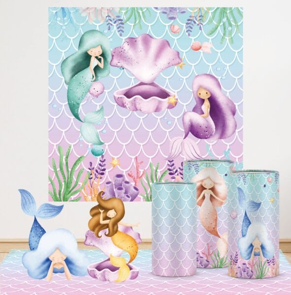 Deniz Kızı Konseptli Mega 3 Paket