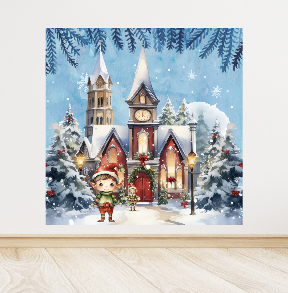 Yılbaşı Temalı Doğum Günü Afişi