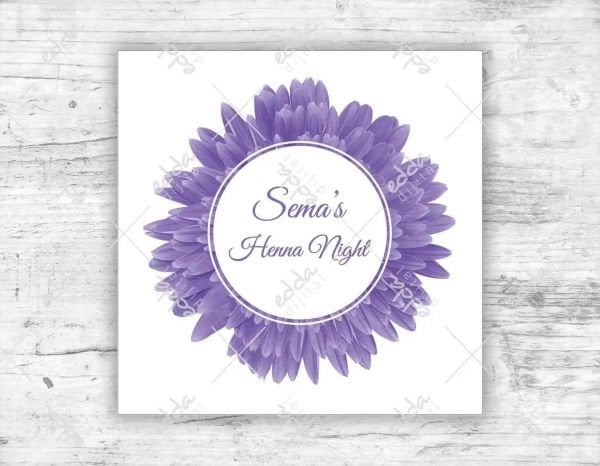 Mor Renkte Kına Pisti Kaplaması