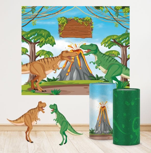 Dinozor Temalı Mini 2 Paket