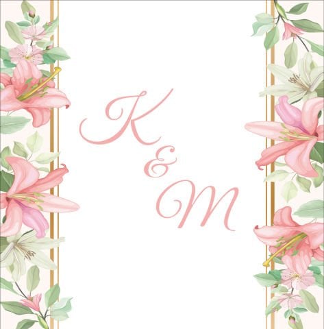 Zambak Detaylı Dans Pisti Kaplaması