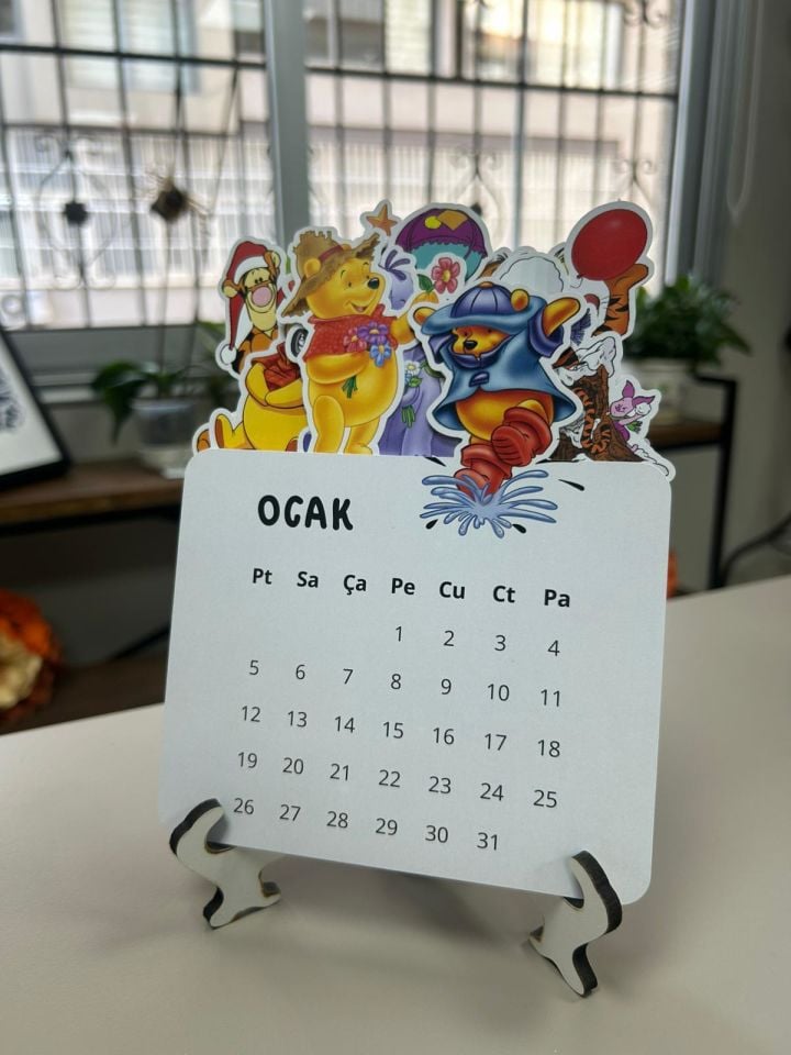 Ayaklı Özel Tasarım Takvim