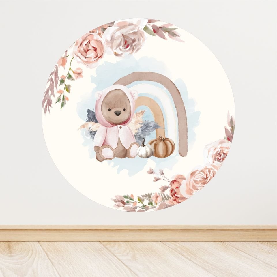 Ayıcık Temalı Doğum Günü Afişi