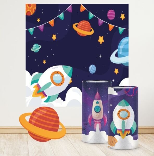 Uzay Konseptli Mega 4 Paket