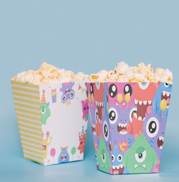 Monster Konseptli Pop Corn Kutusu