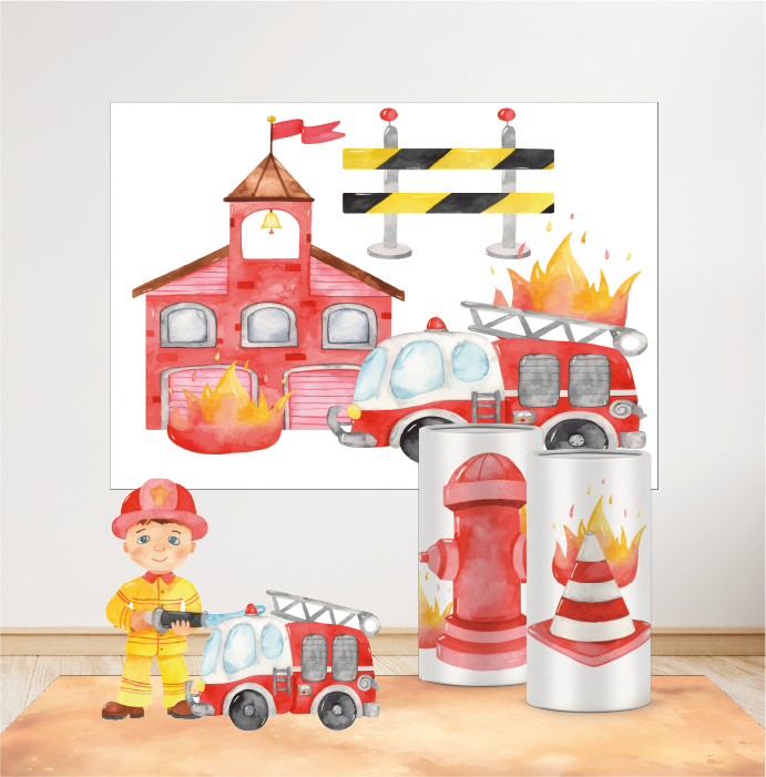 İtfaiye Konseptli Mini 1 Paket