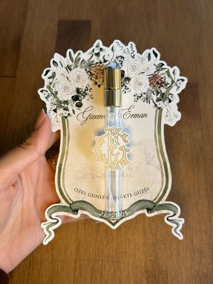 Hediyelik Kolonya ve kartı 15 ADET