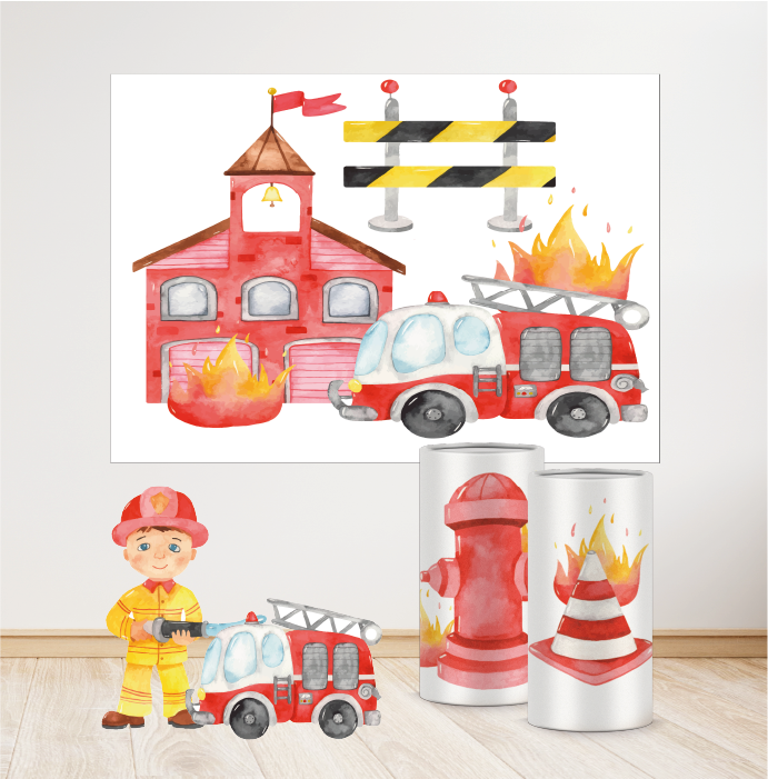 İtfaiye Konseptli Mini 2 Paket