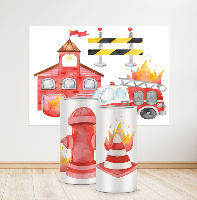 İtfaiye Konseptli Mini 4 Paket