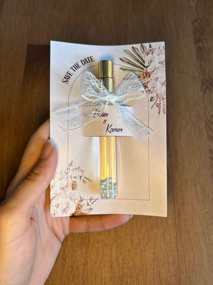 Hediyelik Kolonya ve kartı 15 ADET