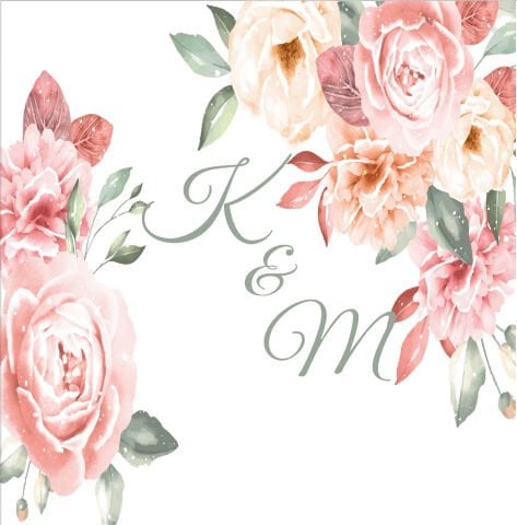 Gül Detaylı Dans Pisti Kaplaması