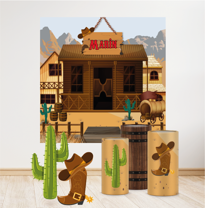 Kovboy Konseptli Efsane 2 Paket