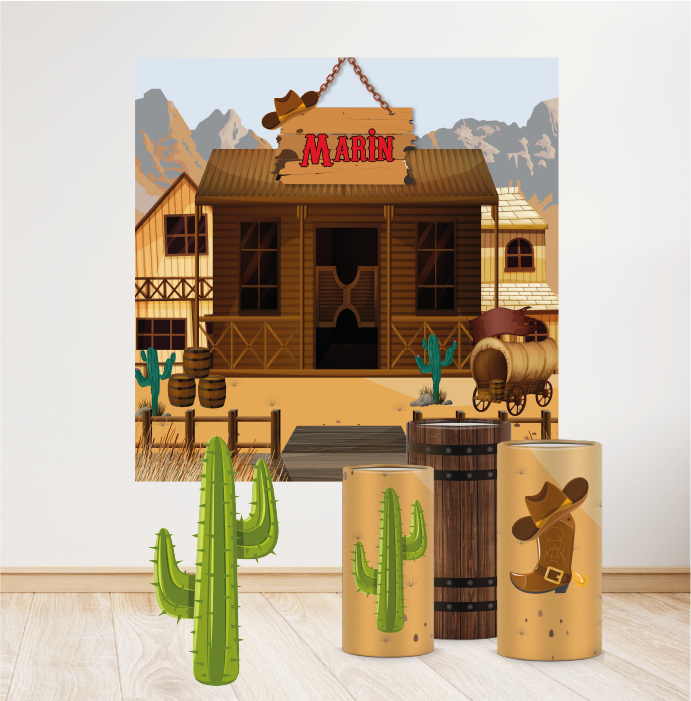 Kovboy Konseptli Efsane 3 Paket